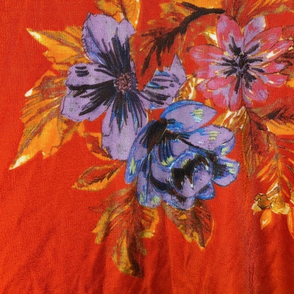 NWT Free People Red Long Sleeve Mini Dress Size M - Picture 8 of 10